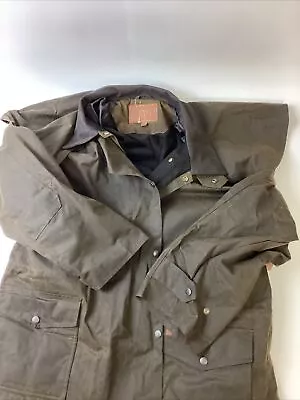 Outback Trading Company Stockman Duster Unisex Waterproof  Work Coat XXL Bronze • $159.20