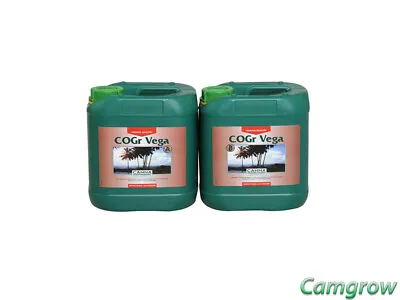 CANNA  COGr Vega A&B  Coco Growth/Veg Nutrient 5L Ensures Healthy & Strong Plant • £39.95