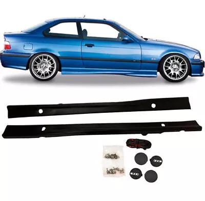 Side Skirt Set Fit For BMW E36 M3 Side Skirts Side Skirt Abs Plastic Sill Covers • $169.90