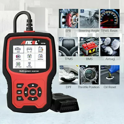 $79.99 • Buy Fit For VAG OBD2 Car Full System Diagnostic Tool Scanner ABS TPMS DPF Oil EPB 