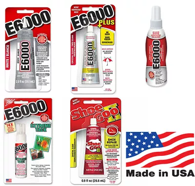 £15.99 • Buy  E6000 Glue Plus + Adhesive Wood, Glass, Fabric, Electric Product Made In USA 