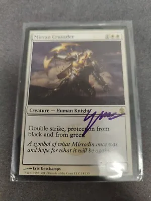 1x Signed Mirran Crusader Magic The Gathering Rare • $24.99