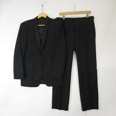 Alexander Dobell 36R 32W Eveningwear Two-Piece Dinner Jacket Tapered Trousers • £50