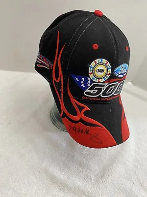 SIGNED 2007 Talladega Speedway Michael Waltrip Baseball Hat/Cap NASCAR Autograph • $29.99