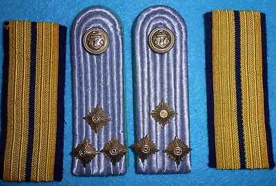 WB01 East German Naval Border Guards Kuste Brigade Shoulder Boards & Cuffbraid • $15