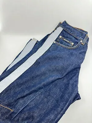 Vintage D&G Dolce Gabbana Baggy Reflective Denim Jeans • $50