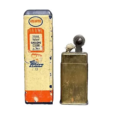 ATLANTIC Genuine Vintage 1950’s Miniature Petrol Bowser Cigarette Lighter *RARE* • $179