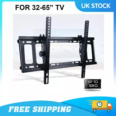 Slim TV Wall Bracket Mount Sony Toshiba 32 40 43 49 50 55 58 60 65  Inch LCD UK • £10.99