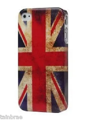 Vintage Look Union Jack Flag IPhone 4G 4GS Cover • £3.95