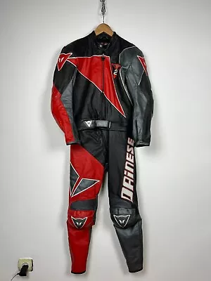 Dainese Leather Motorcycle Suit Racing #2 Size 48 • $185