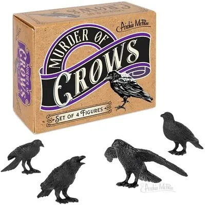 Murder Of Crows Figures Set Of 4 • $7.99