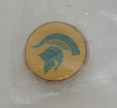 Michigan State Spartans NCAA College Football Gold Green Pin Lapel Brooch - 1  • $8.95