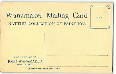 Philadelphia-John Wanamaker-Mailing Card-Collection Of Painting-Nattier-Postcard • $4.95