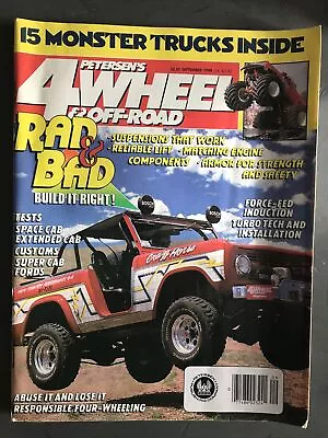 4 Wheel & Off Road Magazine-sept 1988-debbie Dunn/'67 Bronco-15 Monster Trucks • $19.99