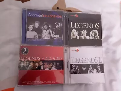 Legends Bargain Bundle 4 Cds Capital Gold Legends 1 And 2 60s Legends Decadres • £5.99