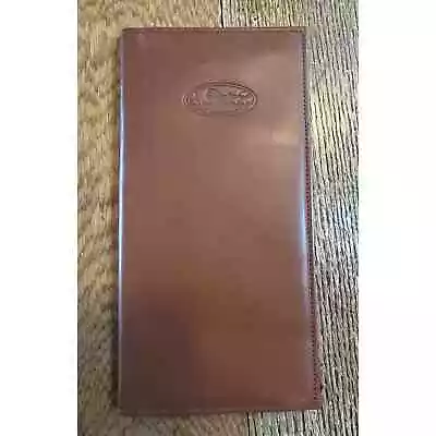 Vintage Midwest Express Airlines Real Leather Travel Wallet Card Ticket Holder • $24