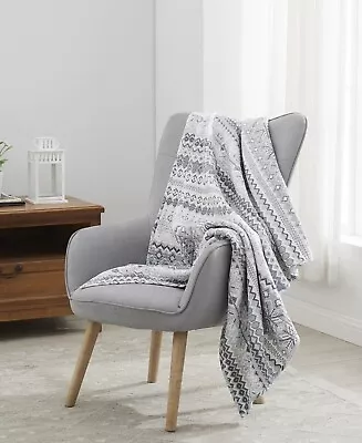 Martha Stewart Collection Cozy Quilted Throw 50  X 60  B2 • $29.99