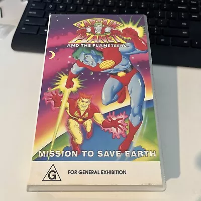 Captain Planet And The Planeteers - Mission To Save Earth (VHS 1981) - RARE • $49.95