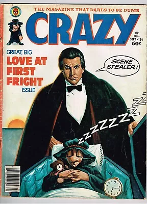 Marvel Crazy Magazine September 1979 Issue 54 HOWARD THE DUCK DRACULA VIC MARTIN • $30