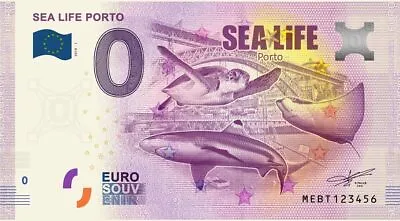 £7.38 • Buy 1 X 0 EURO - Sea Life Porto 2019 (Portugal) - EuroSouvenir 