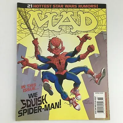 Mad Magazine June 2002 #418 Star Wars Feature & Spider-Man Cover Newsstand • $14
