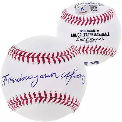 Francisco Alvarez Autographed Mlb Baseball Mets Full Name Beckett Witness 207557 • $159