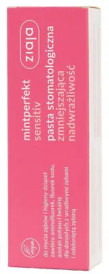 Ziaja Mintperfect Sensitiv Toothpaste Reducing Dentinental Sensitivity • £15.08