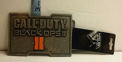 Call Of Duty Black Ops II Metal Belt Buckle 2012 Activision Bioworld New Unused • $5.99