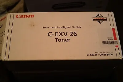 Genuine Canon C-EXV26 Magenta Toner Cartridge For IrC1021/1028 Open Box • £30