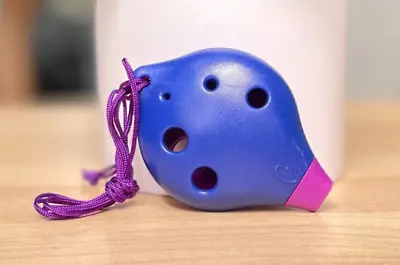 Brilliant 6 Holes SC Blue/Purple ABS Resin Ocarina - Easy To Learn & Great Gift! • $9.95