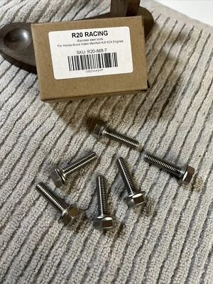 $19.99 • Buy Intake Manifold Bolts For Honda Acura K-Series K20 K24 R20 Racing 🔥🔥
