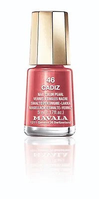 Mavala  Free-of-12 Harmful Ingred Mini Nail Polish Cadiz Muted Orange Red • $8