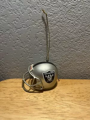 Vintage 1995 Riddell NFL Oakland Raiders Mini Helmet 3 Silver Las Vegas LA • $15