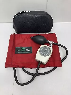 Welch Allyn Tycos Hand Aneroid Sphygmomanometer Adult Blood Pressure Cuff & Case • $39.99