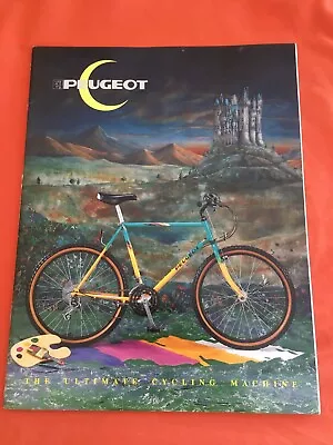 Vintage Peugeot Bicycle Catalog 1989 • $50