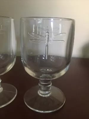 La Rochere France Dragonfly Set Of 10 Glasses. Excellent Condition • $75