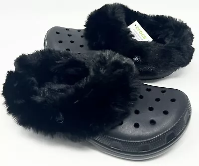 Crocs Mammoth Lined Clog Choose Size Black  NEW • $169