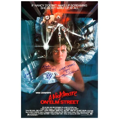 Robert Englund Cast Autographed A Nightmare On Elm Street 27x40 SS Movie Poster • $999.99