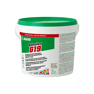 Rubber Vinyl Sheet Adhesive Mapei Adesilex G19 Two Coponent 2Kg Tubs • £41.79