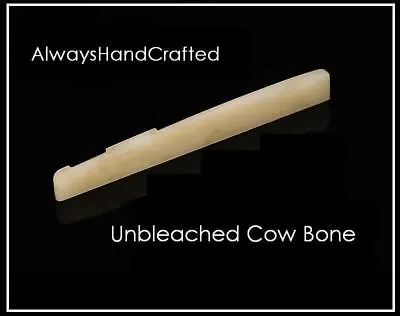 AlwaysHandCrafted UNBLEACHED BONE SADDLE Handmade For MARTIN Guitar - USA Ship • $12.99