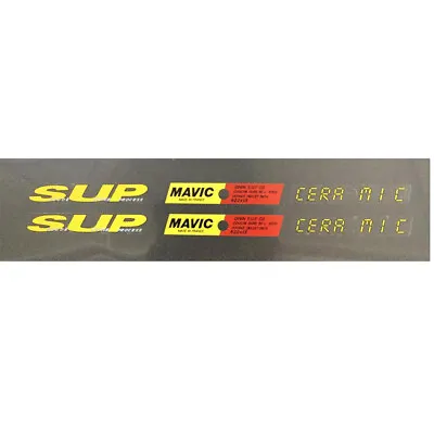 Mavic SUP Ceramic  Decals For Your Restoration Two Rims.  • $18