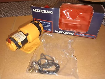 #11057 Meccano 6 Speed Electric Power Drive Motor/instructions+extras+ Nice Box • £16