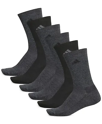 Adidas Men's 6-Pair Athletic Cushioned/Compression/Superlite/No-Show Socks • $37.99