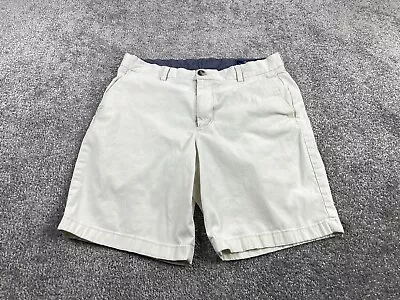 Vineyard Vines Shorts Mens 32 White Chino Breaker Short Whale Logo Casual Preppy • $15