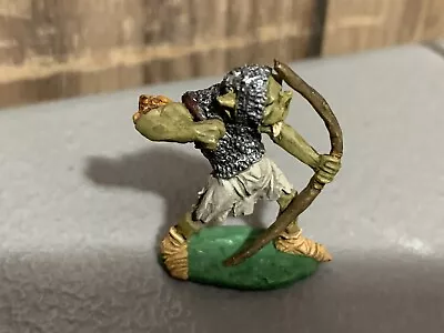 A9770 Citadel Pre Warhammer Fto Metal Rare Oop Orcs Goblins Painted Orc Archer • $18