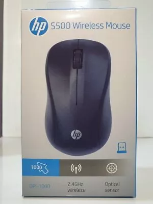 HP S500 Wireless Optical Mouse - 1000DPI - 3 Mtr Range  -Windows Mac- Free Ship • $24.83