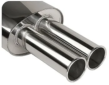 Piper Exhaust System 1 Silencer For Honda Civic CRX 1.5/1.6 87-91 • $817.58