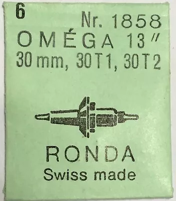 Nos New [1 PC = 1 Staff ] OMEGA 30 Mm 30T1 30T2 Round 1858 Axle Balance Balance • $17.19