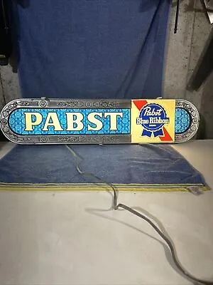 Vintage Pabst Blue Ribbon Light Up Beer Sign Awesome Man Cave • $279.95