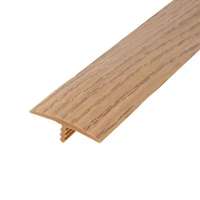 Outwater Plastic T-molding 1-1/4 Inch Natural Oak Woodgrain Flexible • $178.99